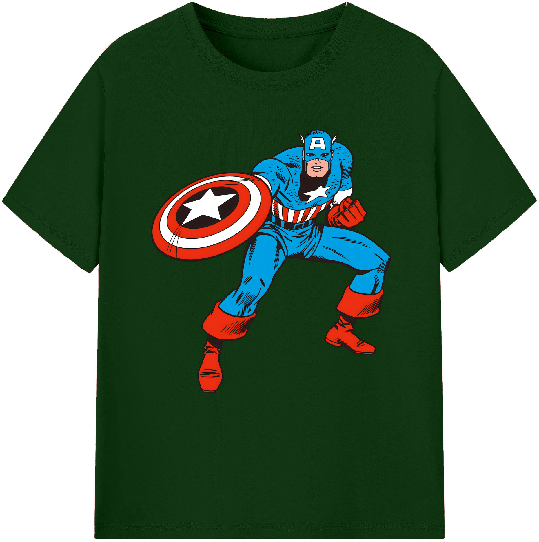 （画像用） アベンジャーズ The Avengers 綿100％半袖Tシャツ（フロントプリント）